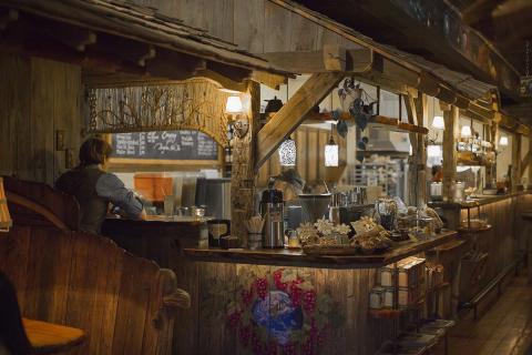 Inside view of the Yellow Deli