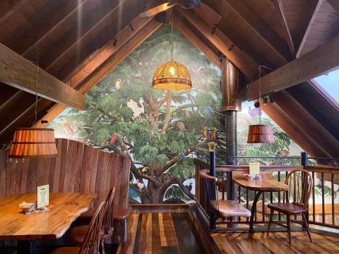 Upstairs dining room