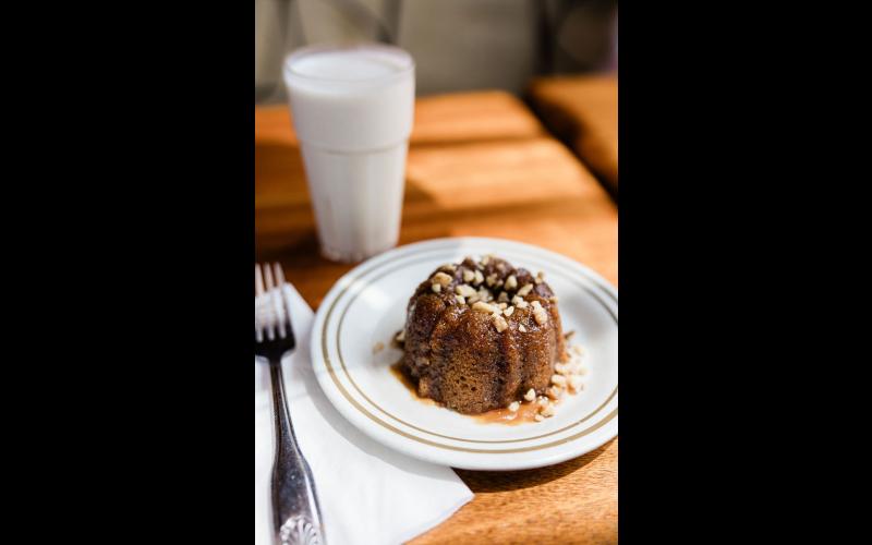 Persimmon pound cake